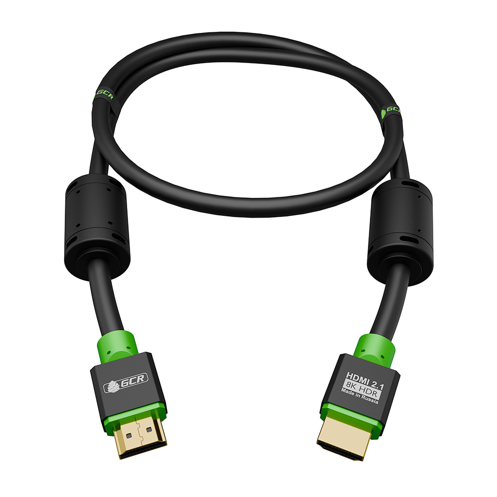 GCR PRO Кабель PROF HDMI 2.1 ферриты 3Х экран UHD 8K 60Hz 48 Гбит